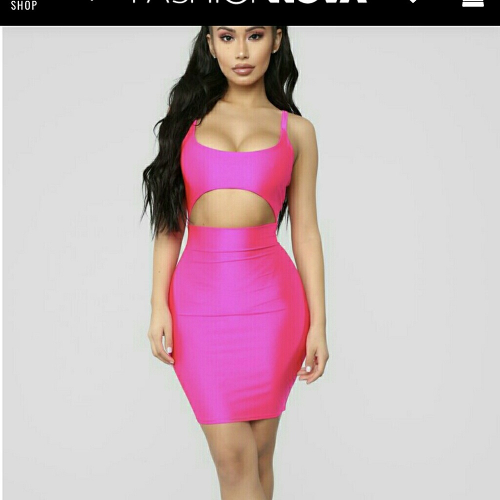 Pink dress